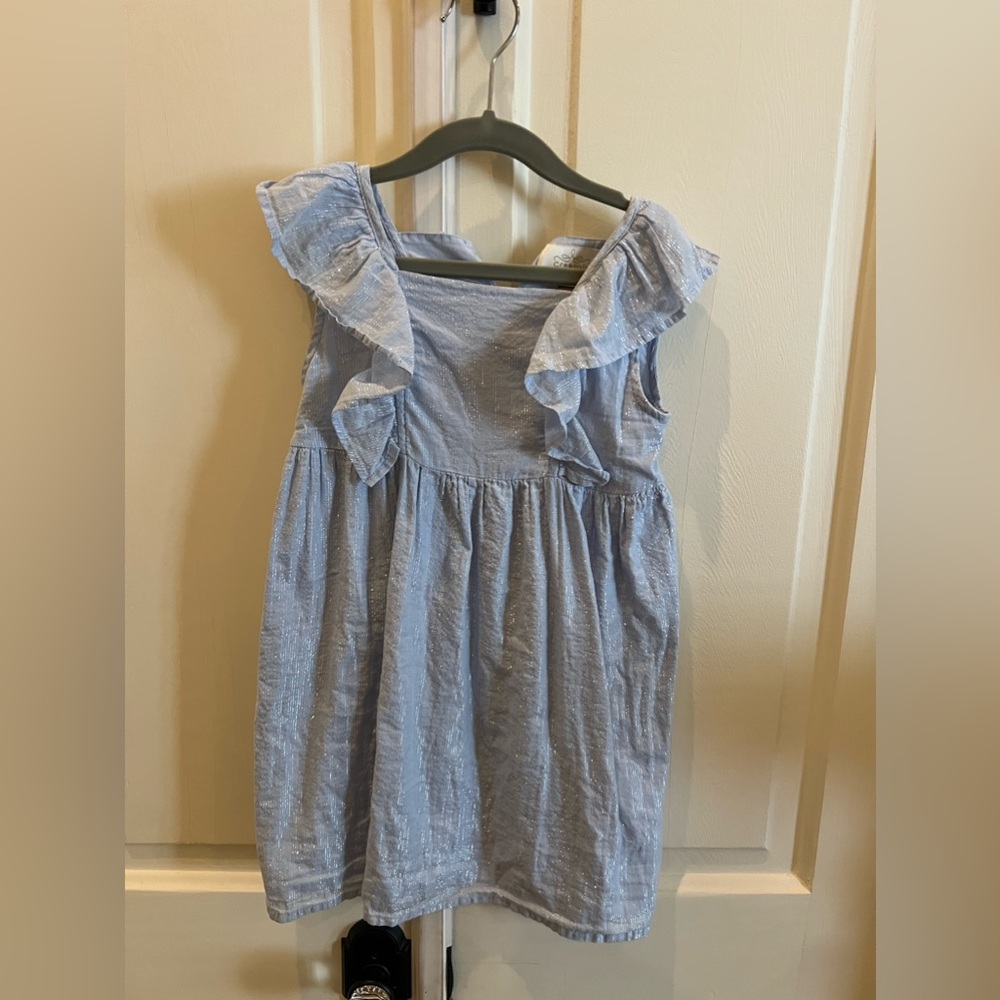Creamie sparkle ruffle dress